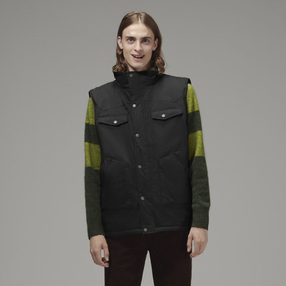 Men's Vest BLACK (MWJ-008) - Picture 4 of 6